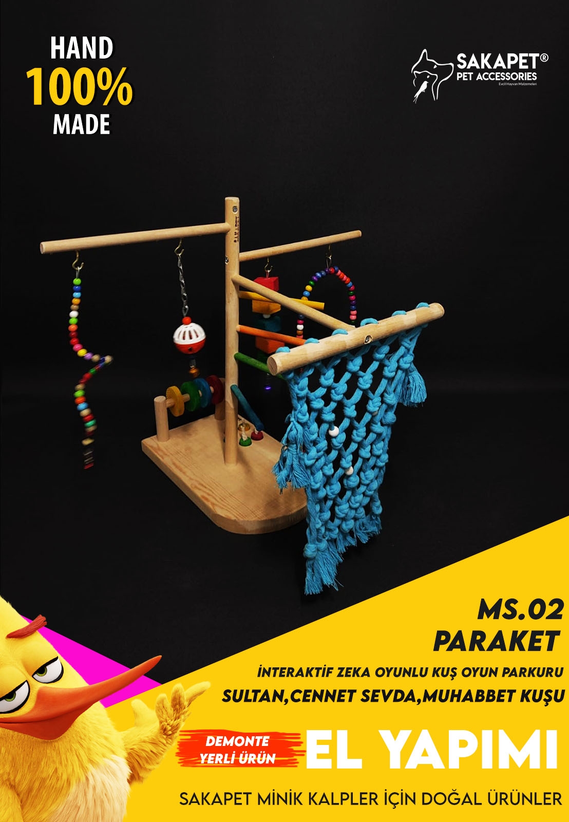 Gemici Model Halatlı Kuş Oyun Parkı Model 1