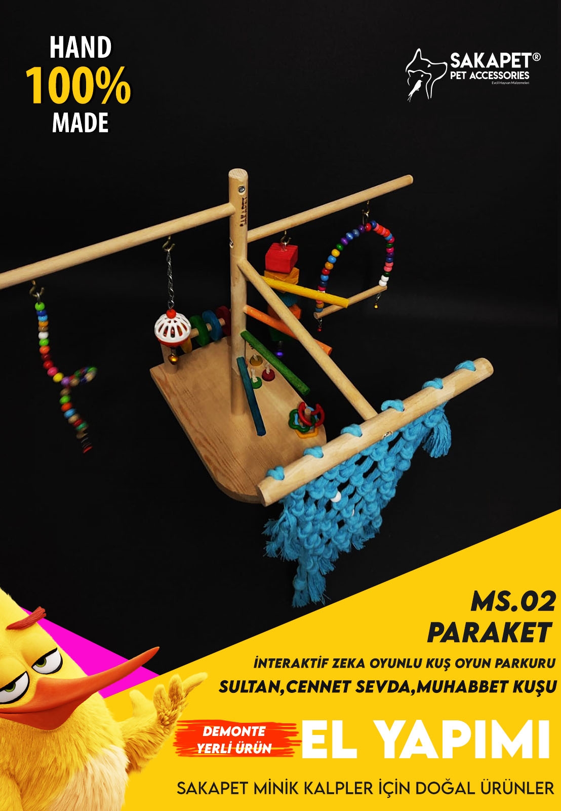 Gemici Model Halatlı Kuş Oyun Parkı Model 1