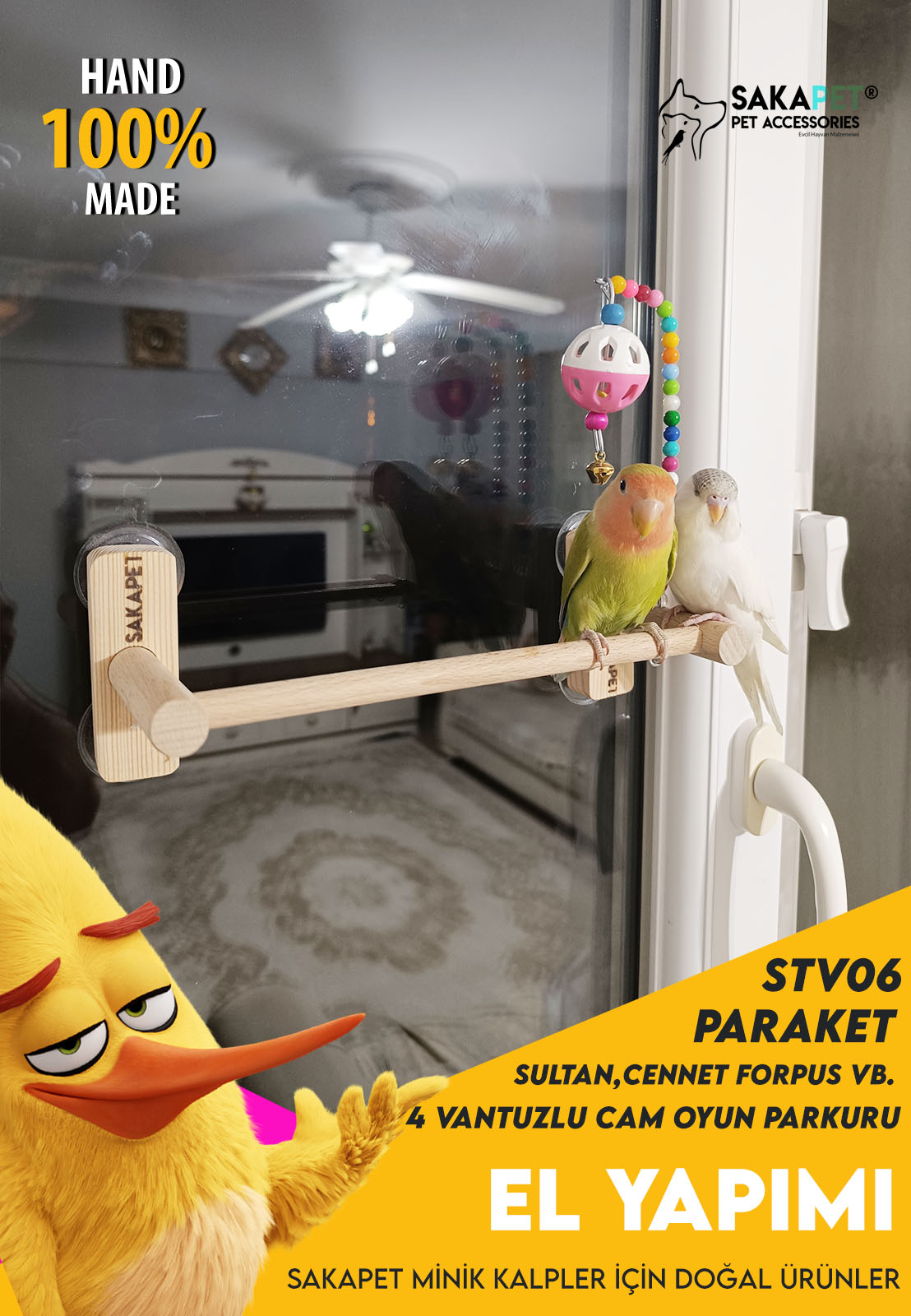 Vantuzlu Cam Oyun Parkuru