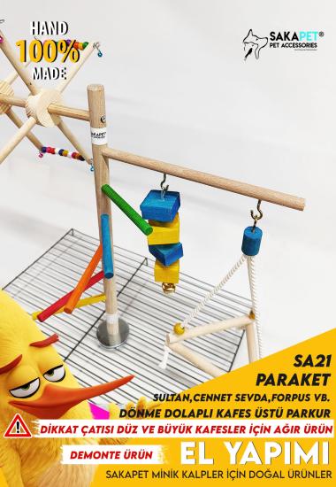 Kafes üstü Dönme Dolaplı Oyun Parkuru  SA21