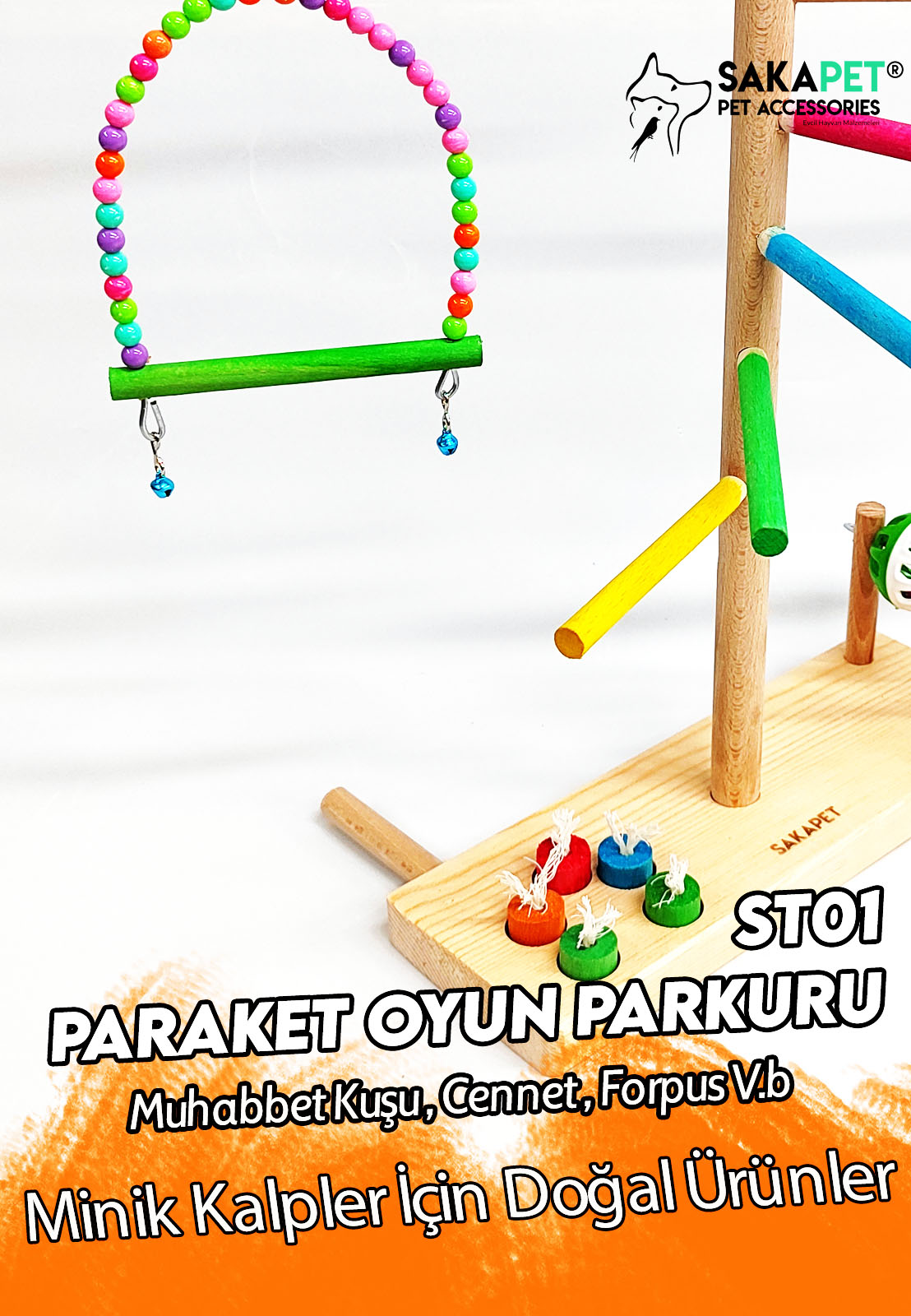 Muhabbet Kuşu Forpus Sevda Oyun Parkuru